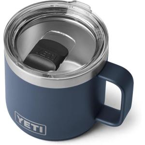 YETI Rambler 14 oz Stackable Mug, Vacuum Insulated, Stainless Steel with MagSlider Lid(Navy)