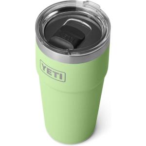 YETI Rambler 20 oz Stackable Tumbler, Stainless Steel, Vacuum Insulated with MagSlider Lid(Key Lime)