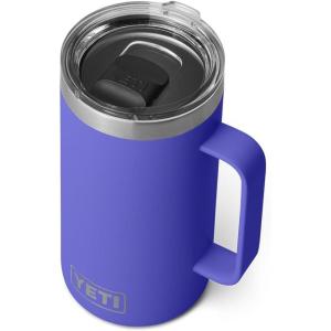 YETI Rambler 24 oz Mug, Vacuum Insulated, Stainless Steel with MagSlider Lid(Ultramarine Violet)