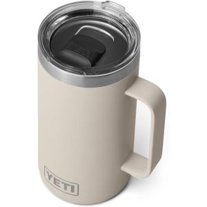 YETI Rambler 24 oz Mug, Vacuum Insulated, Stainless Steel with MagSlider Lid(cape taupe)