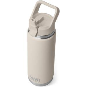 YETI Rambler 26 oz Bottle, Vacuum Insulated, Stainless Steel with Color Matching Straw Cap(Cape Taupe)