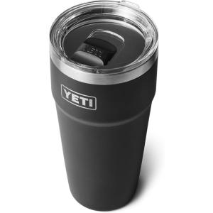 YETI Rambler 30 oz Stackable Tumbler, Stainless Steel, Vacuum Insulated with MagSlider Lid(Black)
