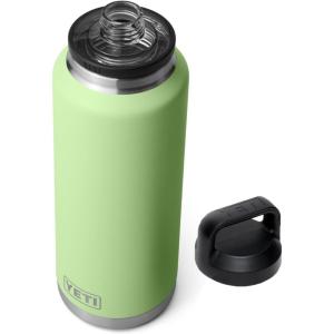 YETI Rambler 46 oz Bottle, Vacuum Insulated, Leakproof, Stainless Steel with Chug Cap(Key Lime)