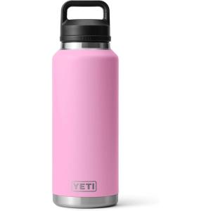 YETI Rambler 46 oz Bottle, Vacuum Insulated, Leakproof, Stainless Steel with Chug Cap(Power Pink)