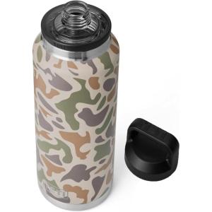 YETI Rambler 46 oz Bottle, Vacuum Insulated, Leakproof, Stainless Steel with Chug Cap(Tan Camo)