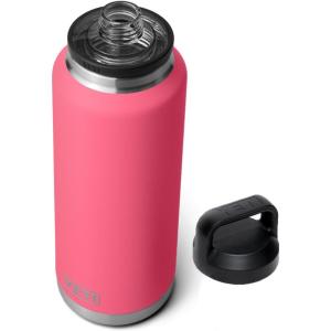 YETI Rambler 46 oz Bottle, Vacuum Insulated, Leakproof, Stainless Steel with Chug Cap(Tropical Pink)