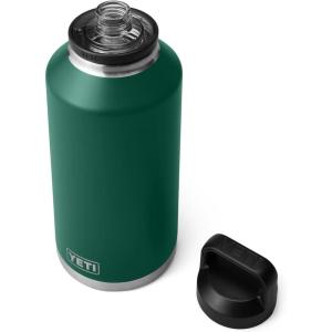 YETI Rambler 64 oz Bottle, Vacuum Insulated, Leakproof, Stainless Steel with Chug Cap, Navy(Black Forest Green)