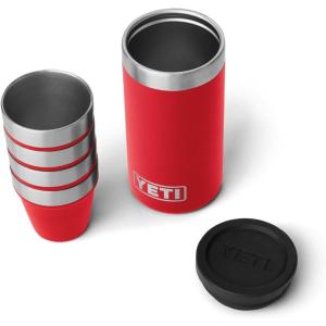 YETI Shot Glasses with Carrying Case, Set of 4(Rescue Red)