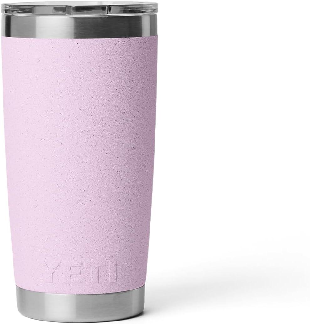 imageYETI Rambler 20 oz Stainless Steel Vacuum Insulated Tumbler wMagSlider LidCherry Blossom Textured