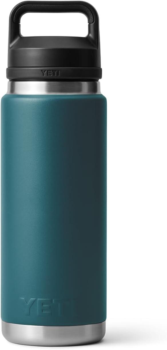 imageYETI Rambler 26 oz Bottle Vacuum Insulated Leakproof Stainless Steel with Chug CapAgave Teal