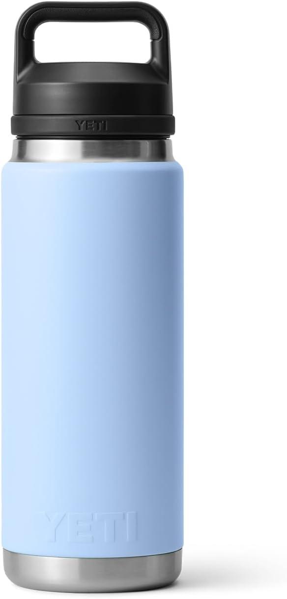 imageYETI Rambler 26 oz Bottle Vacuum Insulated Leakproof Stainless Steel with Chug CapBig Sky Blue