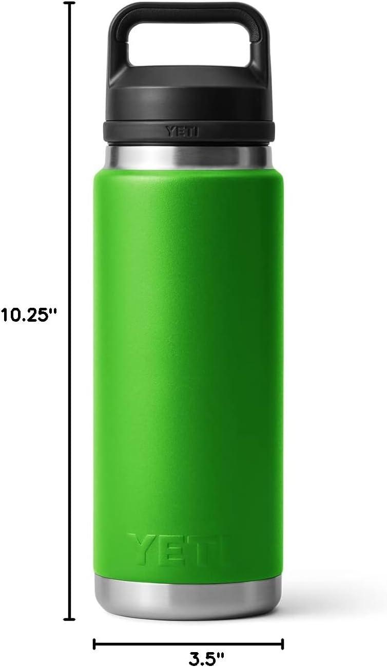 imageYETI Rambler 26 oz Bottle Vacuum Insulated Leakproof Stainless Steel with Chug CapCanopy Green