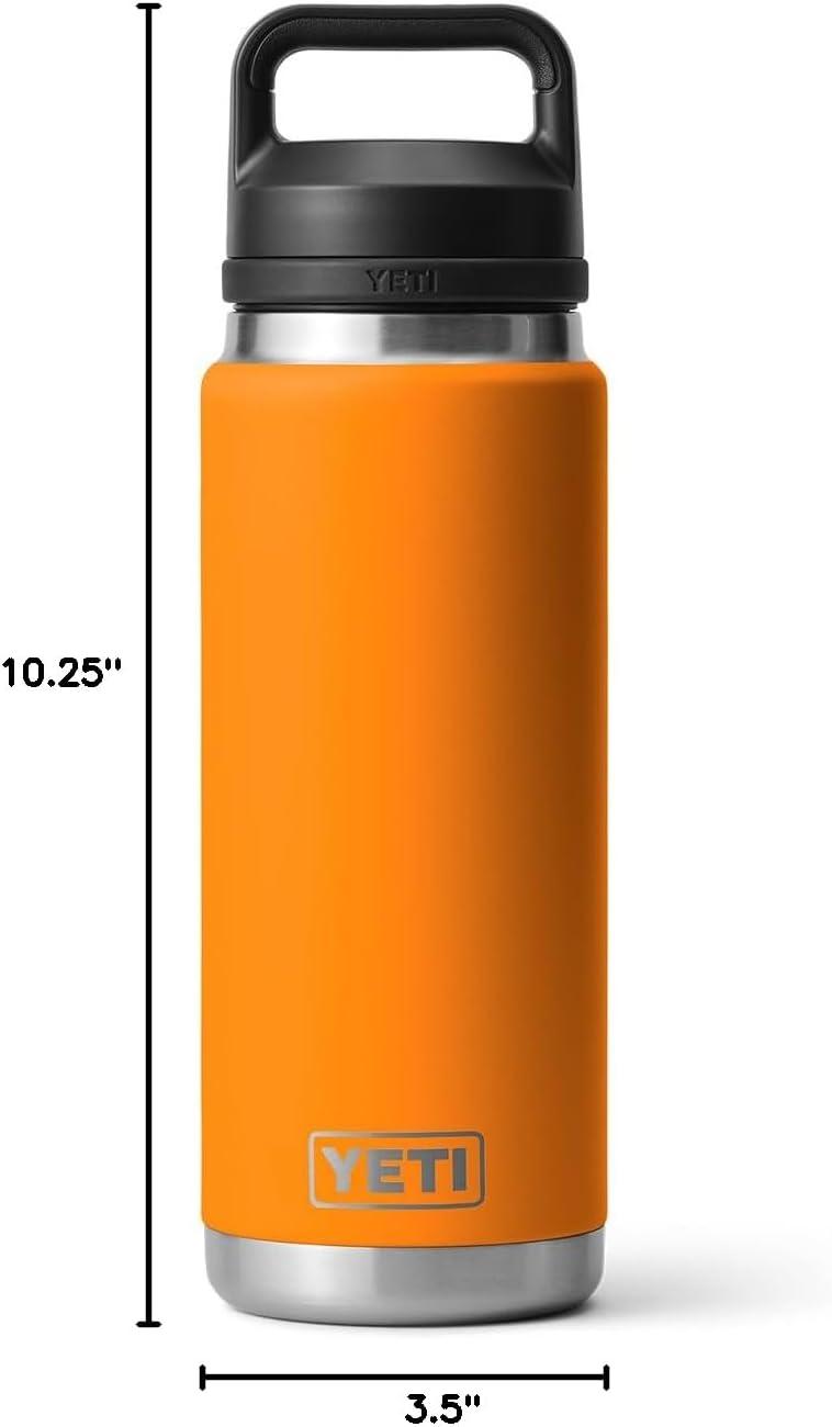 imageYETI Rambler 26 oz Bottle Vacuum Insulated Leakproof Stainless Steel with Chug CapKing Crab