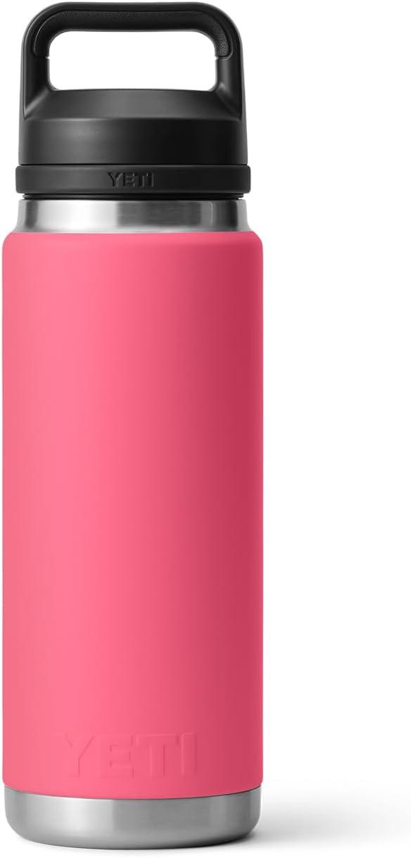 imageYETI Rambler 26 oz Bottle Vacuum Insulated Leakproof Stainless Steel with Chug CapTropical Pink