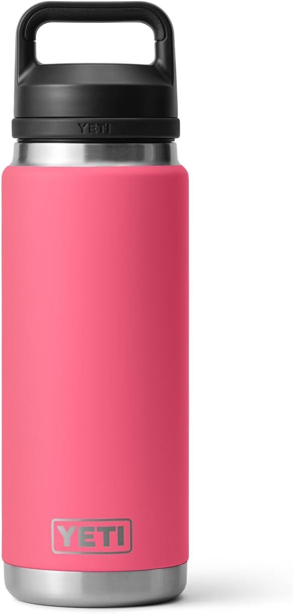 imageYETI Rambler 26 oz Bottle Vacuum Insulated Leakproof Stainless Steel with Chug CapTropical Pink