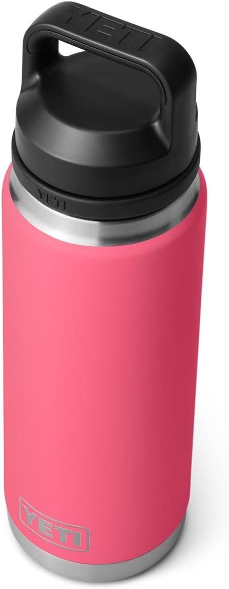 imageYETI Rambler 26 oz Bottle Vacuum Insulated Leakproof Stainless Steel with Chug CapTropical Pink