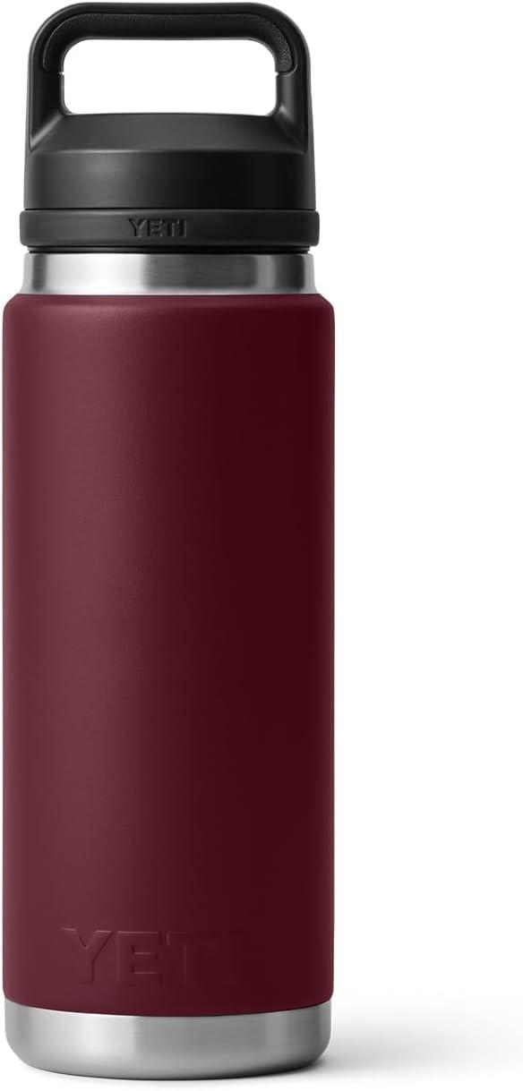 imageYETI Rambler 26 oz Bottle Vacuum Insulated Leakproof Stainless Steel with Chug CapWild Vine Red