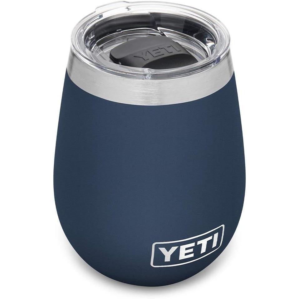 imageYETI Rambler 10 oz Wine Tumbler Vacuum Insulated Stainless Steel with MagSlider Lid NavyNavy