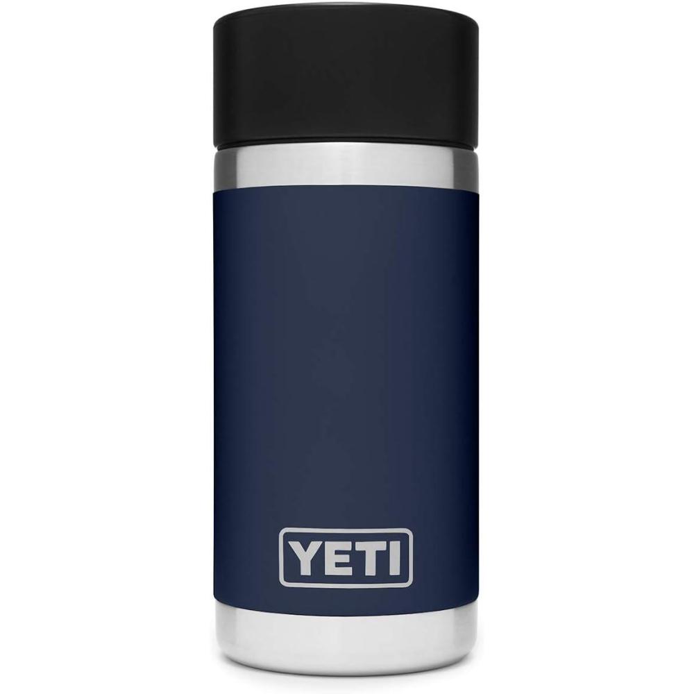 imageYETI Rambler 12 oz Bottle Stainless Steel Vacuum Insulated with Hot Shot CapNavy