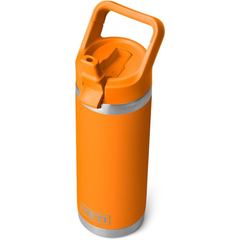 imageYETI Rambler 18 oz Bottle Vacuum Insulated Stainless Steel with Straw Cap Moon DustKing Crab