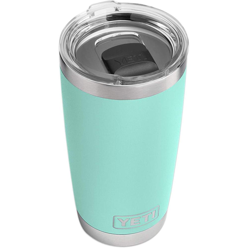 imageYETI Rambler 20 oz Stainless Steel Vacuum Insulated Tumbler wMagSlider LidSeafoam