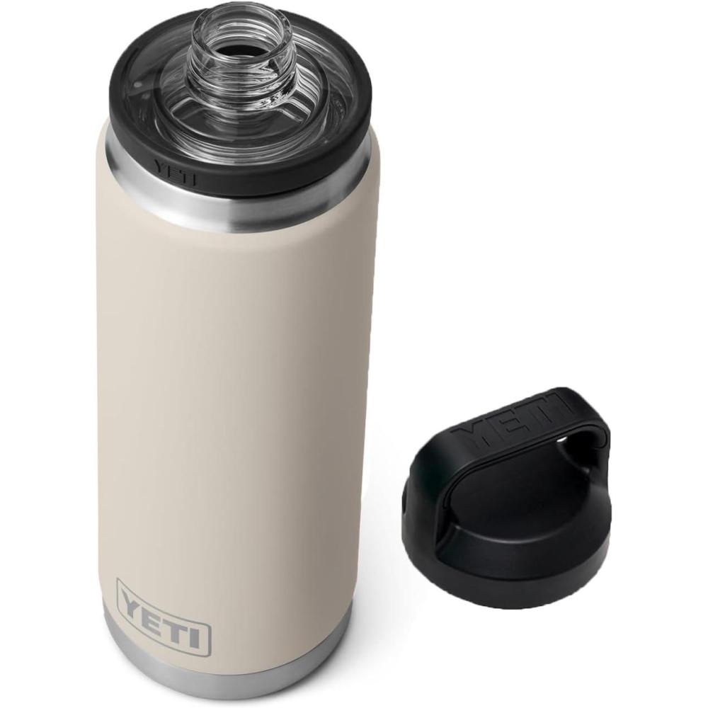 imageYETI Rambler 26 oz Bottle Vacuum Insulated Leakproof Stainless Steel with Chug CapCape Taupe