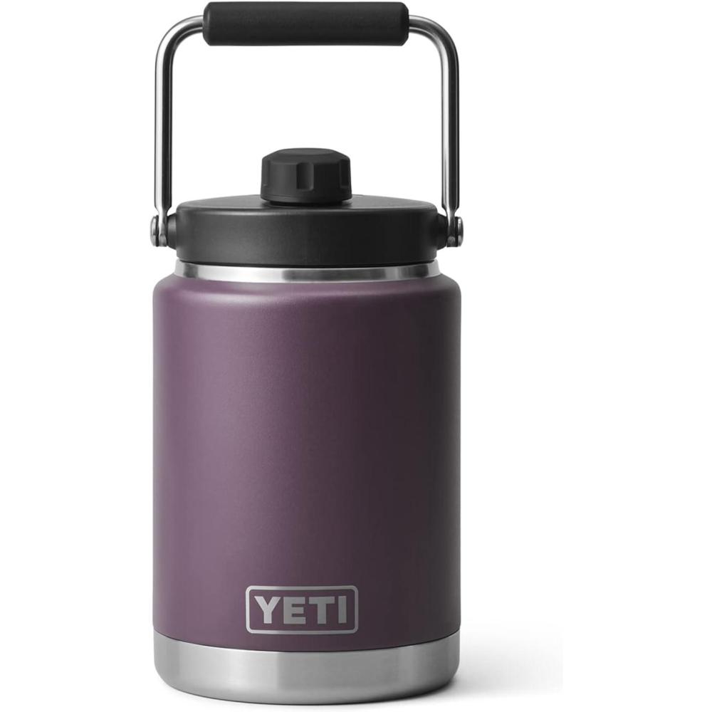 imageYETI Rambler Half Gallon Jug Vacuum Insulated Leakproof Stainless Steel with MagCapNordic Purple