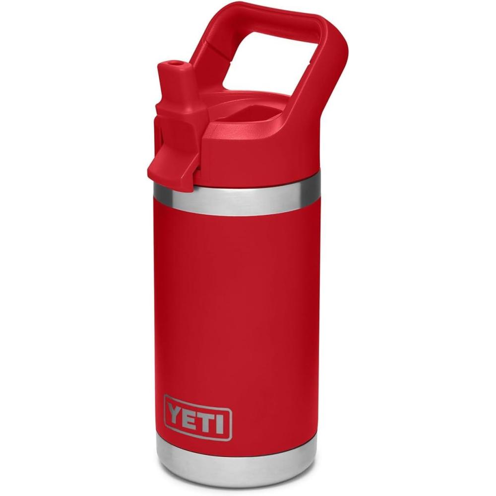 imageYETI Rambler Jr 12 oz Kids Bottle with Straw CapRescue Red