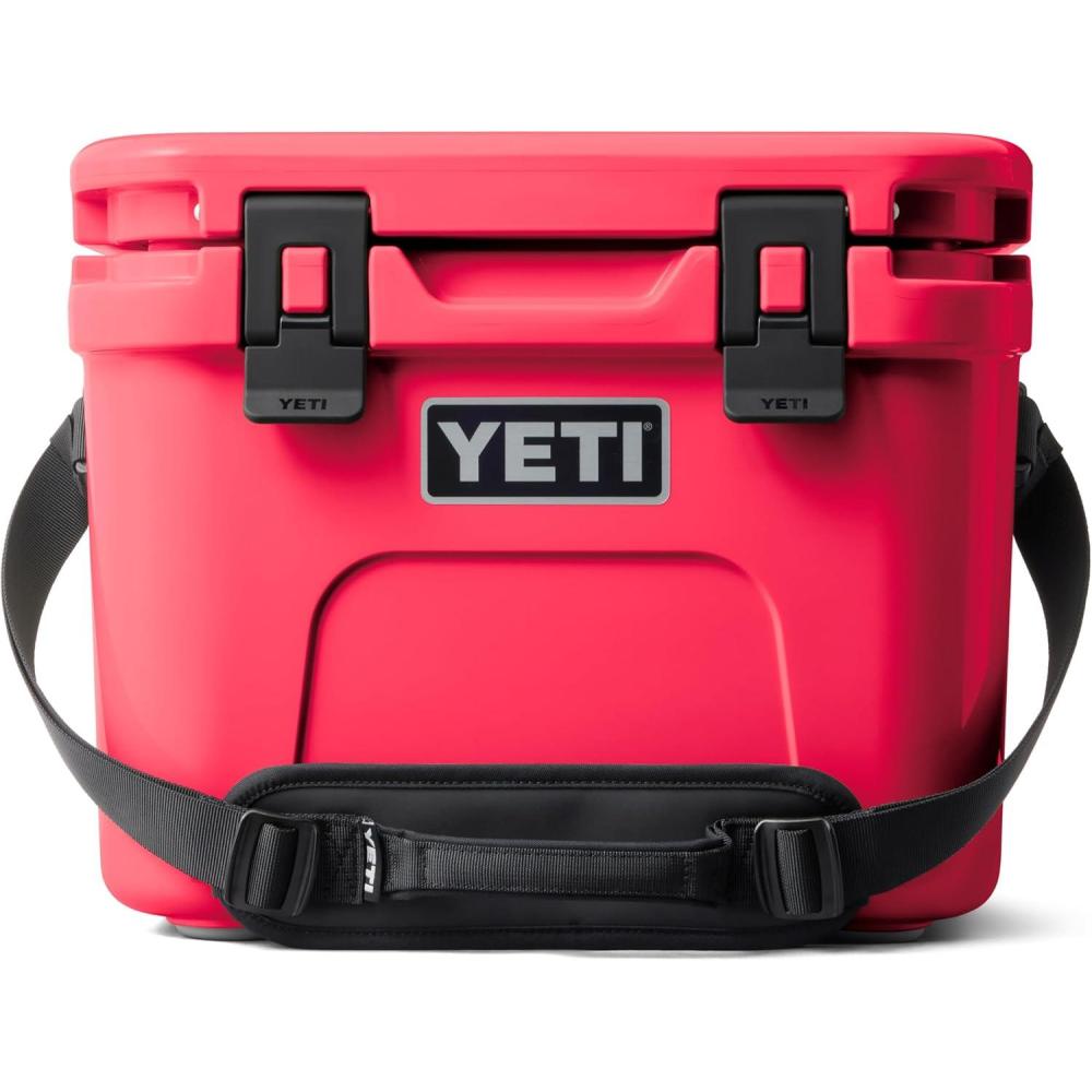imageYETI Roadie 15 Hard Cooler with DoubleDuty Shoulder StrapBimini Pink