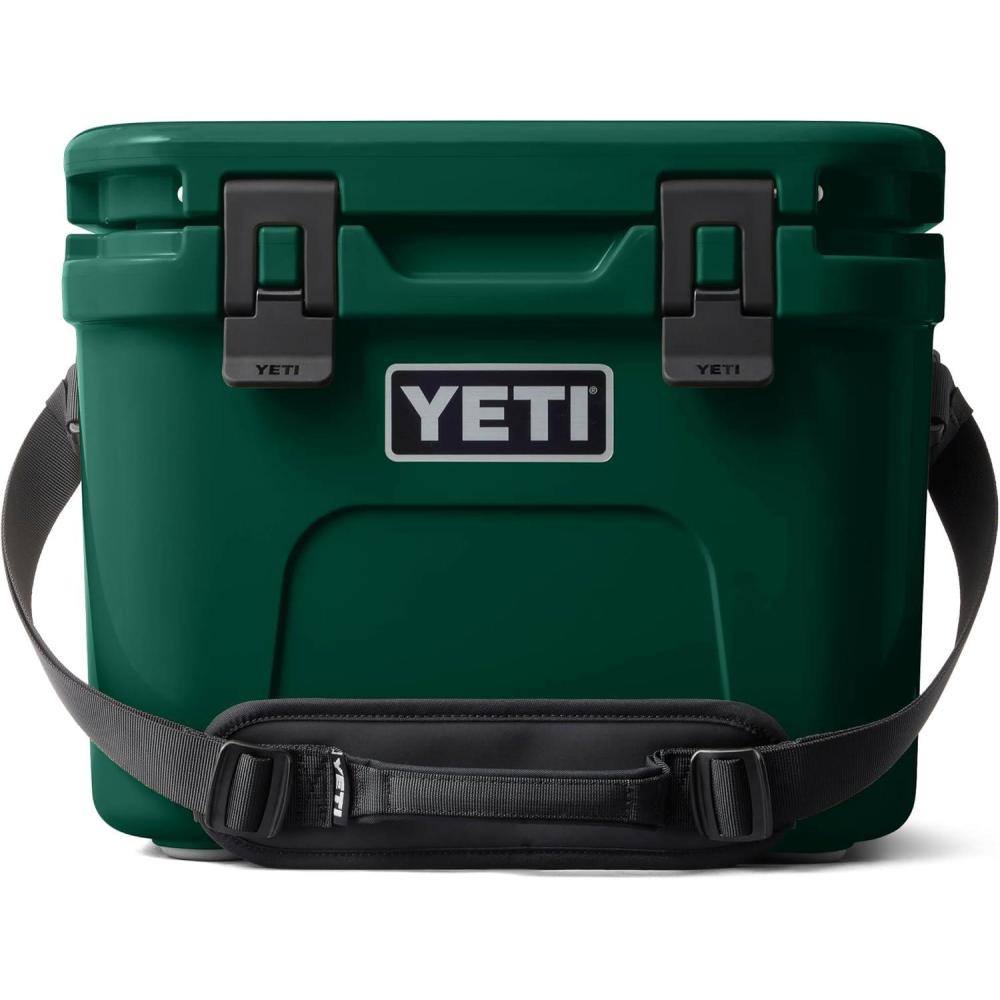 imageYETI Roadie 15 Hard Cooler with DoubleDuty Shoulder StrapBlack Forest Green