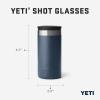 YETI 7 oz Flask and Funnel, Shot Glasses with Carrying Case, Set of 4, Navy