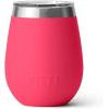 YETI Rambler 10 oz Wine Tumbler, Vacuum Insulated, Stainless Steel with MagSlider Lid, Navy(Bimini Pink)