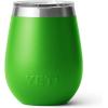 YETI Rambler 10 oz Wine Tumbler, Vacuum Insulated, Stainless Steel with MagSlider Lid, Navy(Canopy Green)