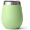 YETI Rambler 10 oz Wine Tumbler, Vacuum Insulated, Stainless Steel with MagSlider Lid, Navy(Key Lime)