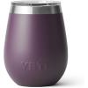 YETI Rambler 10 oz Wine Tumbler, Vacuum Insulated, Stainless Steel with MagSlider Lid, Navy(Nordic Purple)