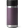 YETI Rambler 12 oz Bottle, Stainless Steel, Vacuum Insulated, with Hot Shot Cap(Nordic Purple)