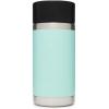 YETI Rambler 12 oz Bottle, Stainless Steel, Vacuum Insulated, with Hot Shot Cap(Seafoam)