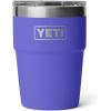 YETI Rambler 16 oz Stackable Tumbler, Vacuum Insulated, Stainless Steel with MagSlider Lid(Ultramarine Violet)