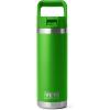 YETI Rambler 18 oz Bottle, Vacuum Insulated, Stainless Steel with Straw Cap, Moon Dust(Canopy Green)