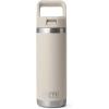 YETI Rambler 18 oz Bottle, Vacuum Insulated, Stainless Steel with Straw Cap, Moon Dust(Cape Taupe)