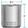 YETI Rambler 20 oz Cocktail Shaker, (2) 10 oz Stackable Lowball 2.0, Vacuum Insulated, Stainless Steel with MagSlider Lid, Big Sky Blue