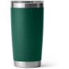 YETI Rambler 20 oz Stainless Steel Vacuum Insulated Tumbler w/MagSlider Lid(Black Forest Green)
