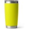 YETI Rambler 20 oz Stainless Steel Vacuum Insulated Tumbler w/MagSlider Lid(Firefly Yellow)