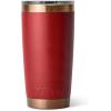 YETI Rambler 20 oz Stainless Steel Vacuum Insulated Tumbler w/MagSlider Lid(Folds of Honor – Brick)