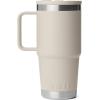YETI Rambler 20 oz Travel Mug with Flip Straw Lid – Stainless Steel, Vacuum Insulated, Leakproof, Cup Holder Friendly(Cape Taupe)