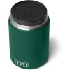 YETI Rambler 24 oz Food Jar, Vacuum Insulated, Stainless Steel, With Airtight Lid, Black Forest Green(Black Forest Green)