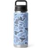 YETI Rambler 26 oz Bottle, Leakproof, Vacuum Insulated, Stainless Steel with Chug Cap, Blue Camo