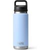 YETI Rambler 26 oz Bottle, Vacuum Insulated, Leakproof, Stainless Steel with Chug Cap(Big Sky Blue)