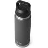 YETI Rambler 26 oz Bottle, Vacuum Insulated, Leakproof, Stainless Steel with Chug Cap(Charcoal)