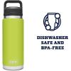 YETI Rambler 26 oz Bottle, Vacuum Insulated, Leakproof, Stainless Steel with Chug Cap(Chartreuse)